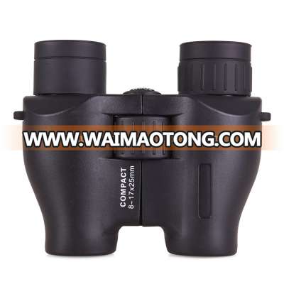 Hot Selling High Quality BAK4 Prism Zoom Binoculars 8-17x25